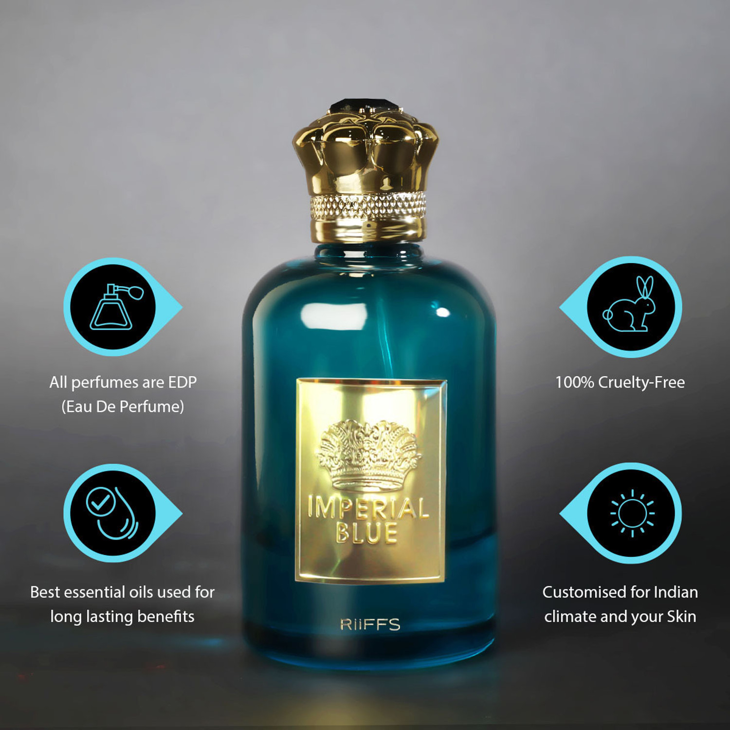 Image of Riiffs Parfums Imperial blue Eau de Parfum - 100 ml