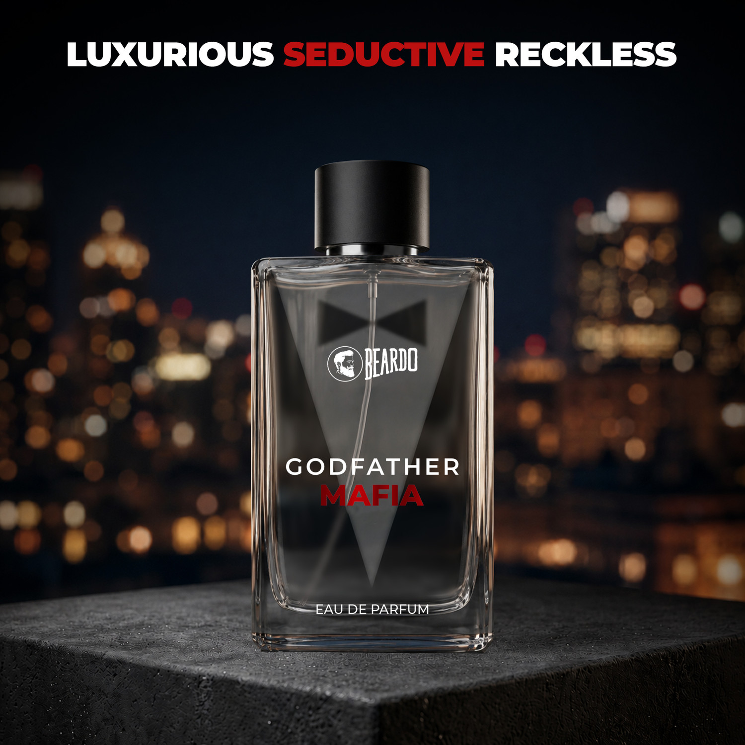 Image of BEARDO Godfather Mafia & Godfather Perfume for Men | Fruity, Amber, Woody Fragrance | Eau de Parfum - 120 ml