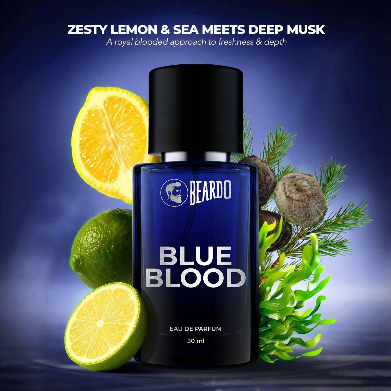 BEARDO Blue Blood Perfume 30 ml - Image 4