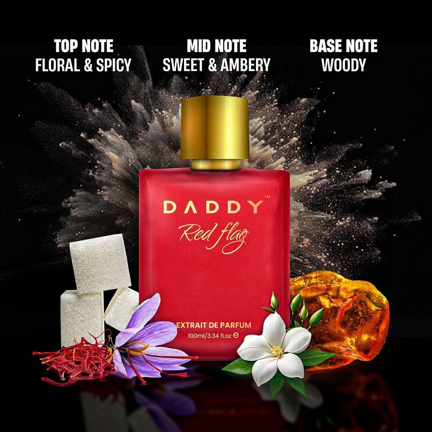 DADDY Red Flag Perfume for Men 100 ml - Image 3