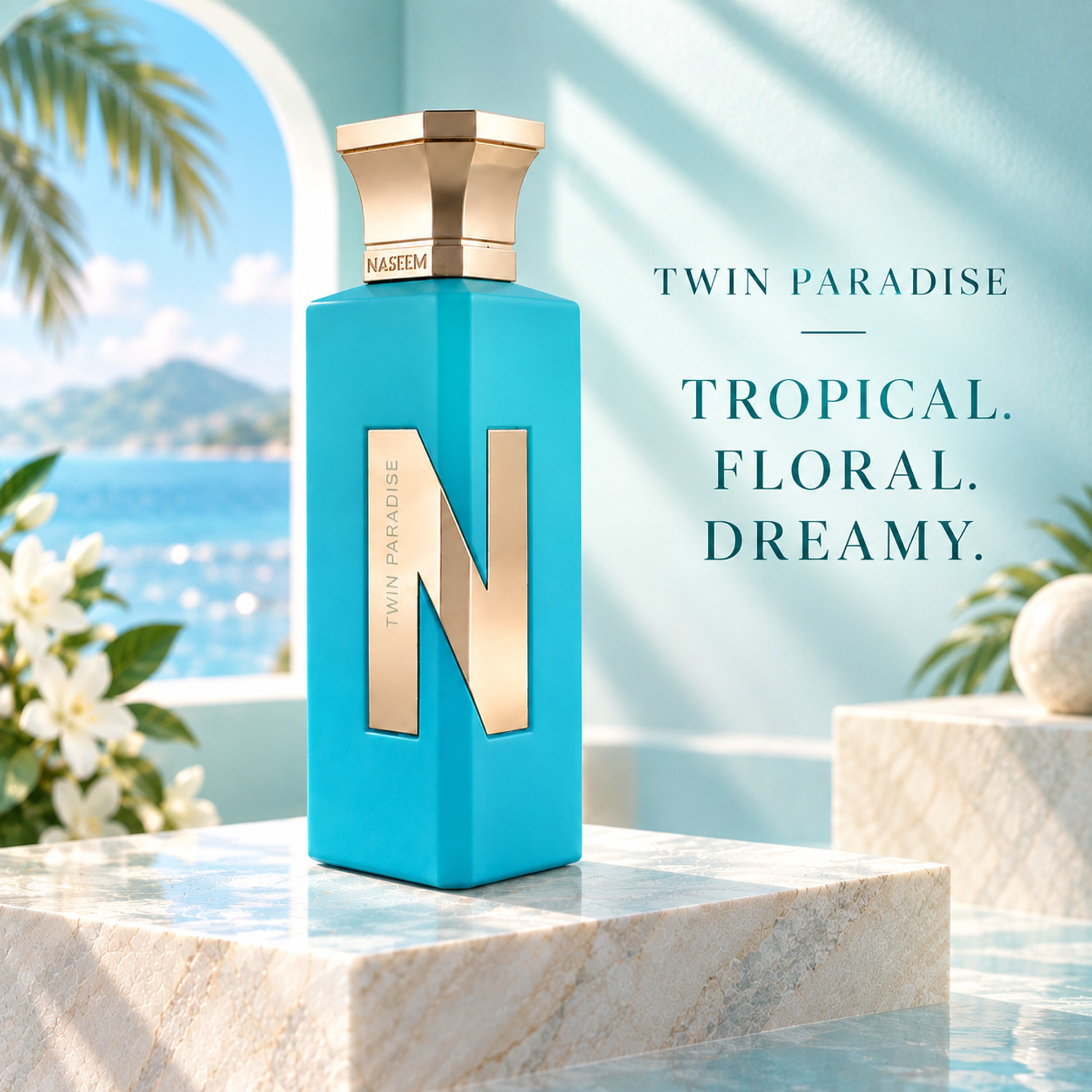 Image of NASEEM Twin Paradise Aqua Perfume Alcohol Free Long-Lasting Eau De Parfum Eau de Parfum - 75 ml (For Men & Women)