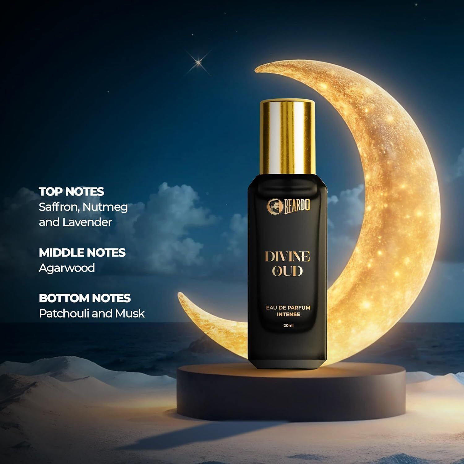 Image of BEARDO Three Realms Luxury Oud Giftset with Long Lasting Fragrance Eau de Parfum - 60 ml