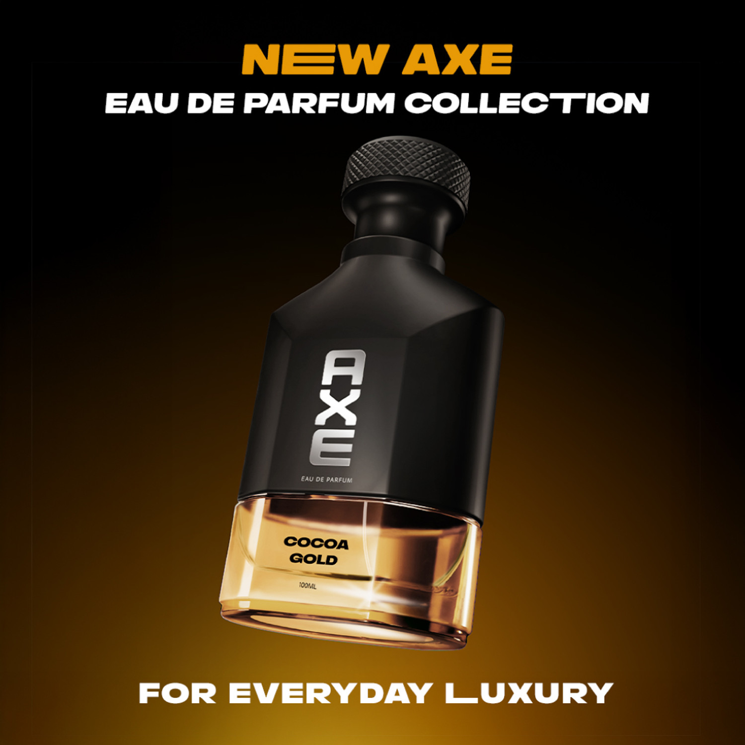 Image of AXE Premium Perfume for Men Cocoa Gold Warm Fragrance 12Hr Long Lasting Eau de Parfum - 100 ml