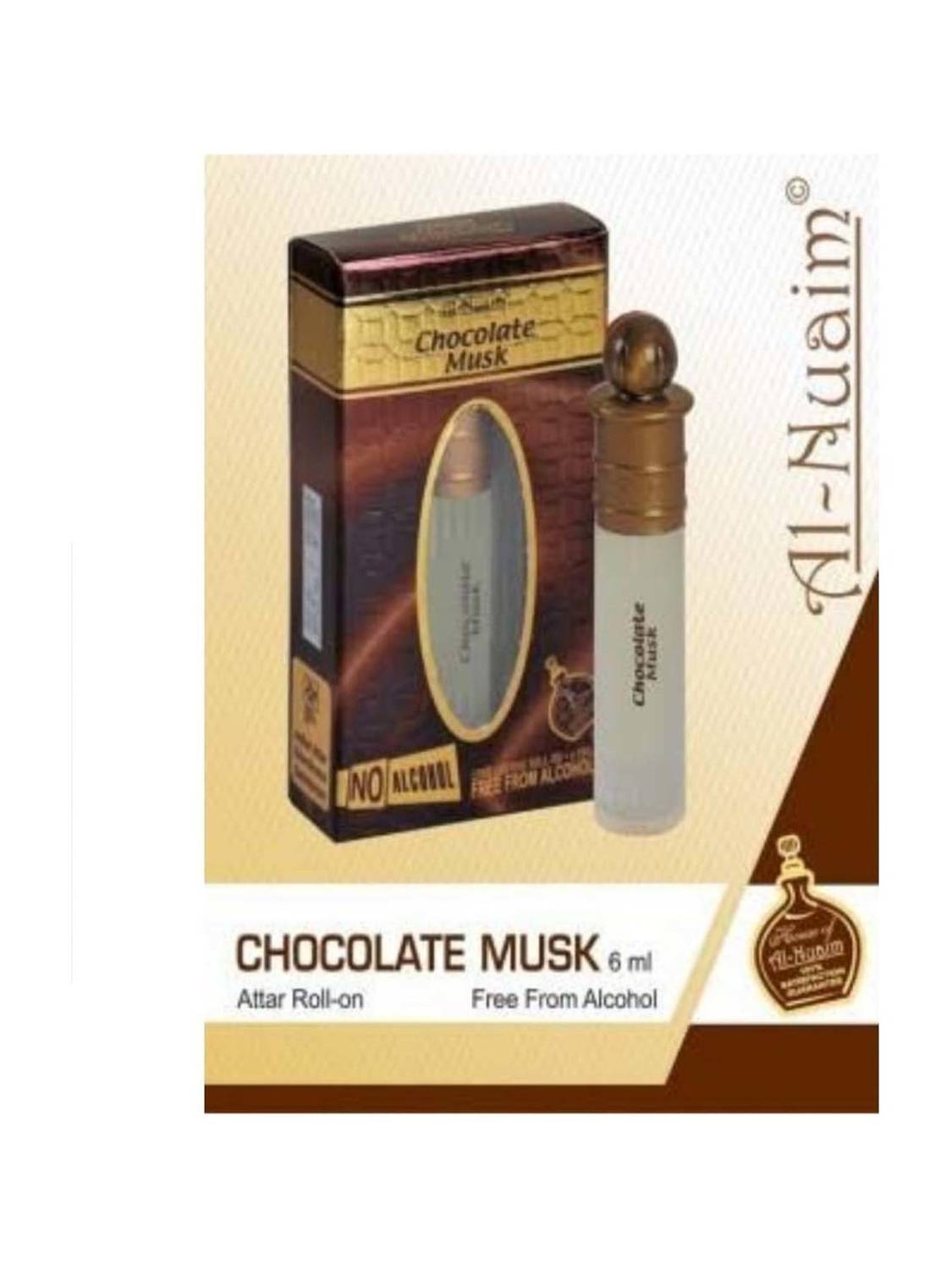 Al-Nuaim Chocolate Musk Perfume for Men & Women,6ML Floral Attar