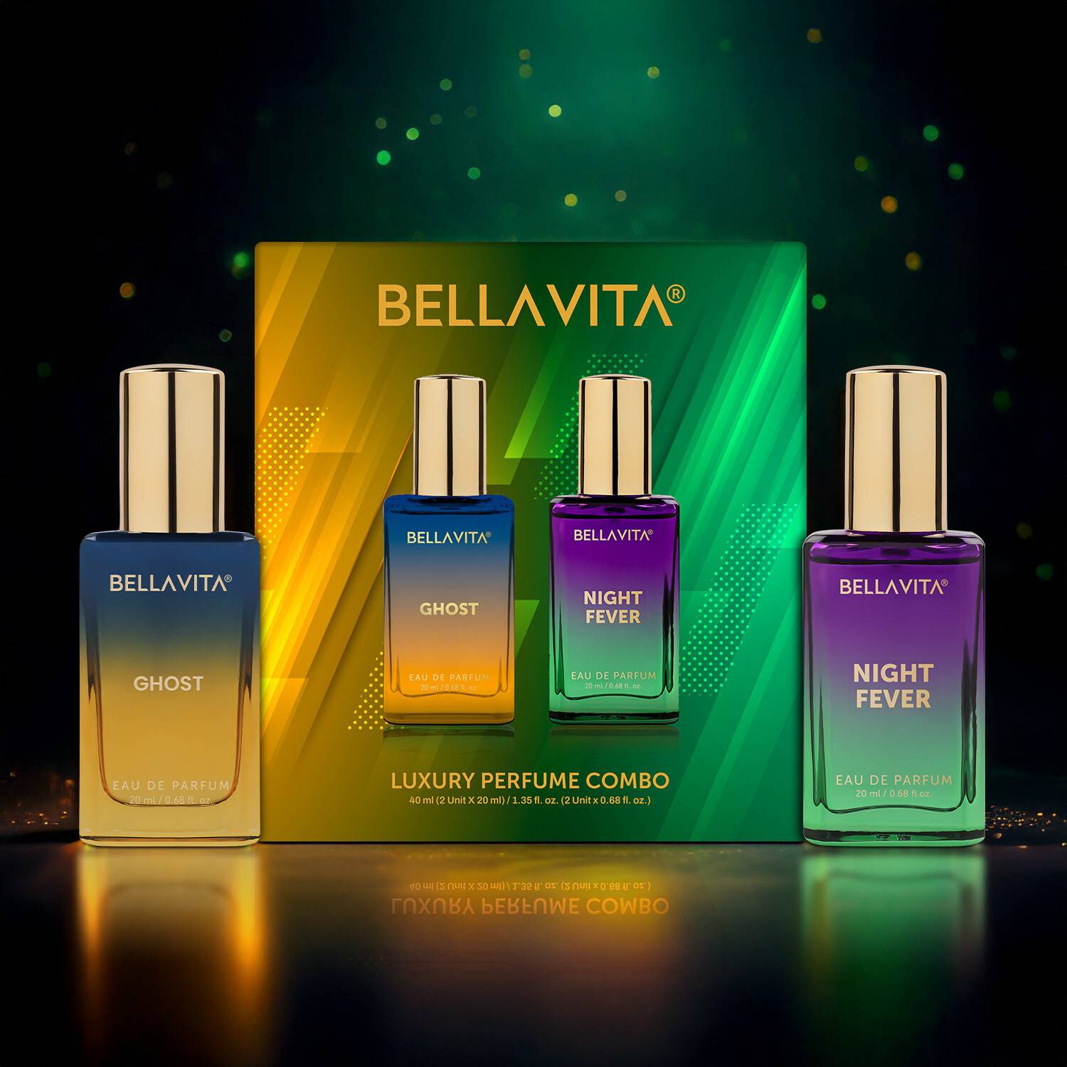 BELLAVITA GHOST & NIGHT FEVER Perfume Pack of 2 · 20 ml (40 ml total) - Image 3