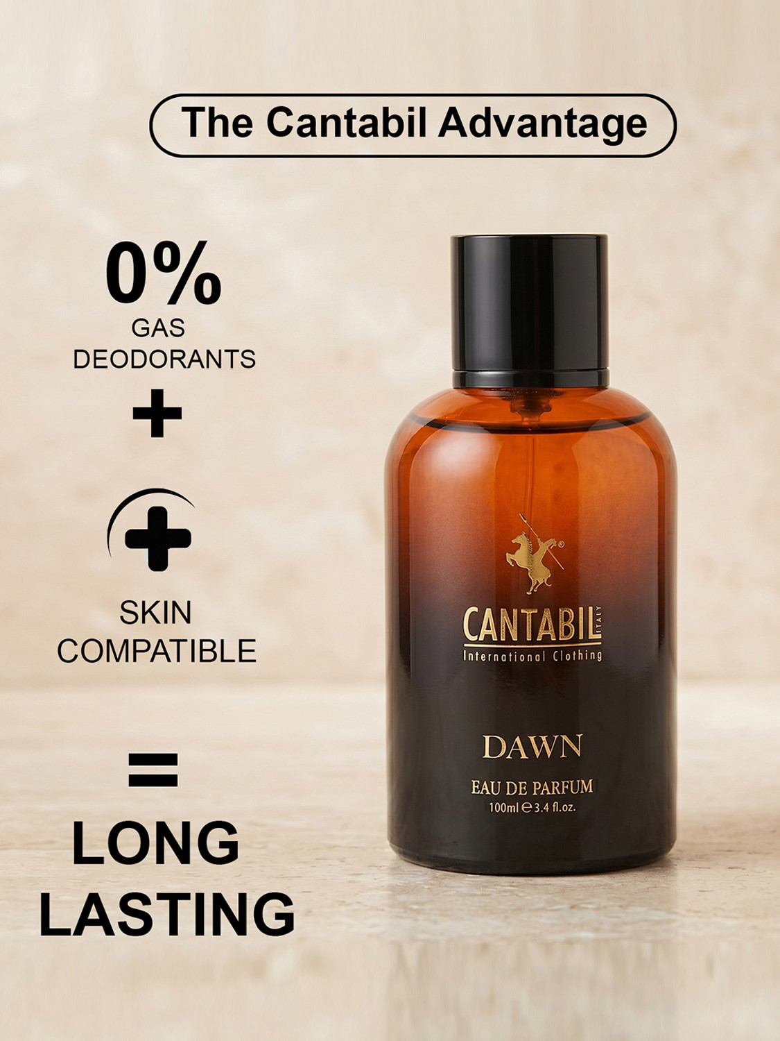 Image of CANTABIL Dawn Long Lasting Unisex Perfume Body Spray Eau de Parfum - 100 ml