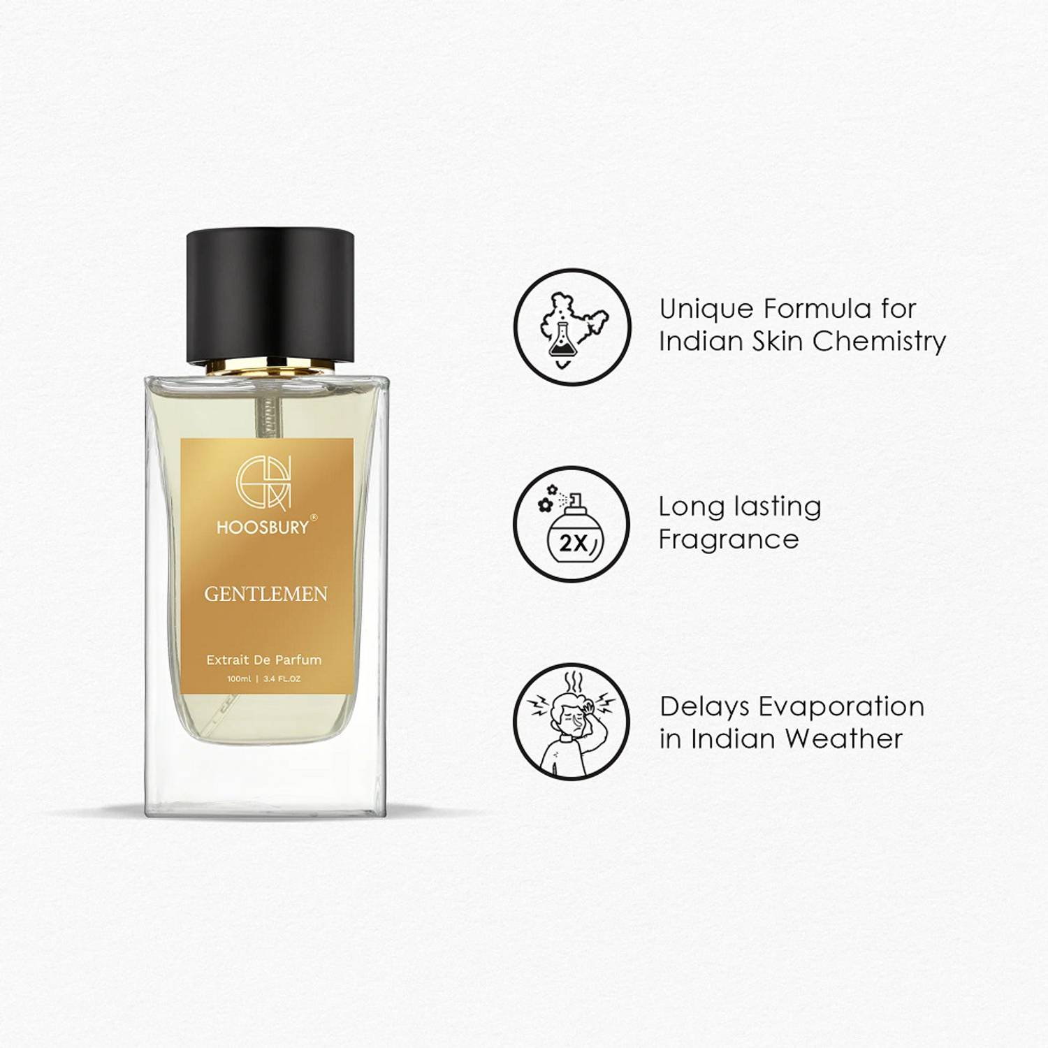 Hoosbury Gentleman 100 ml Amber Fragrance - Image 3