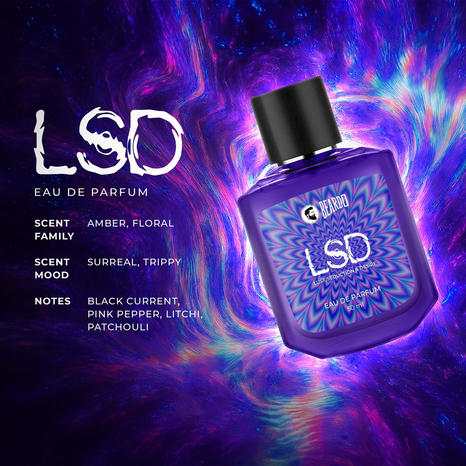 Image of BEARDO Mariner Perfume EDP & LSD Perfume EDP | Oriental, Fresh | Long Lasting Fragrance Eau de Parfum - 100 ml