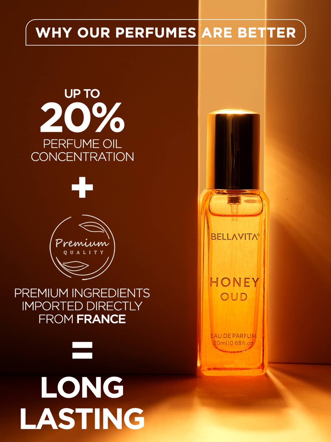 BELLAVITA White Oud & Honey Oud Pack of 2 · 20 ml (40 ml total) - Image 5