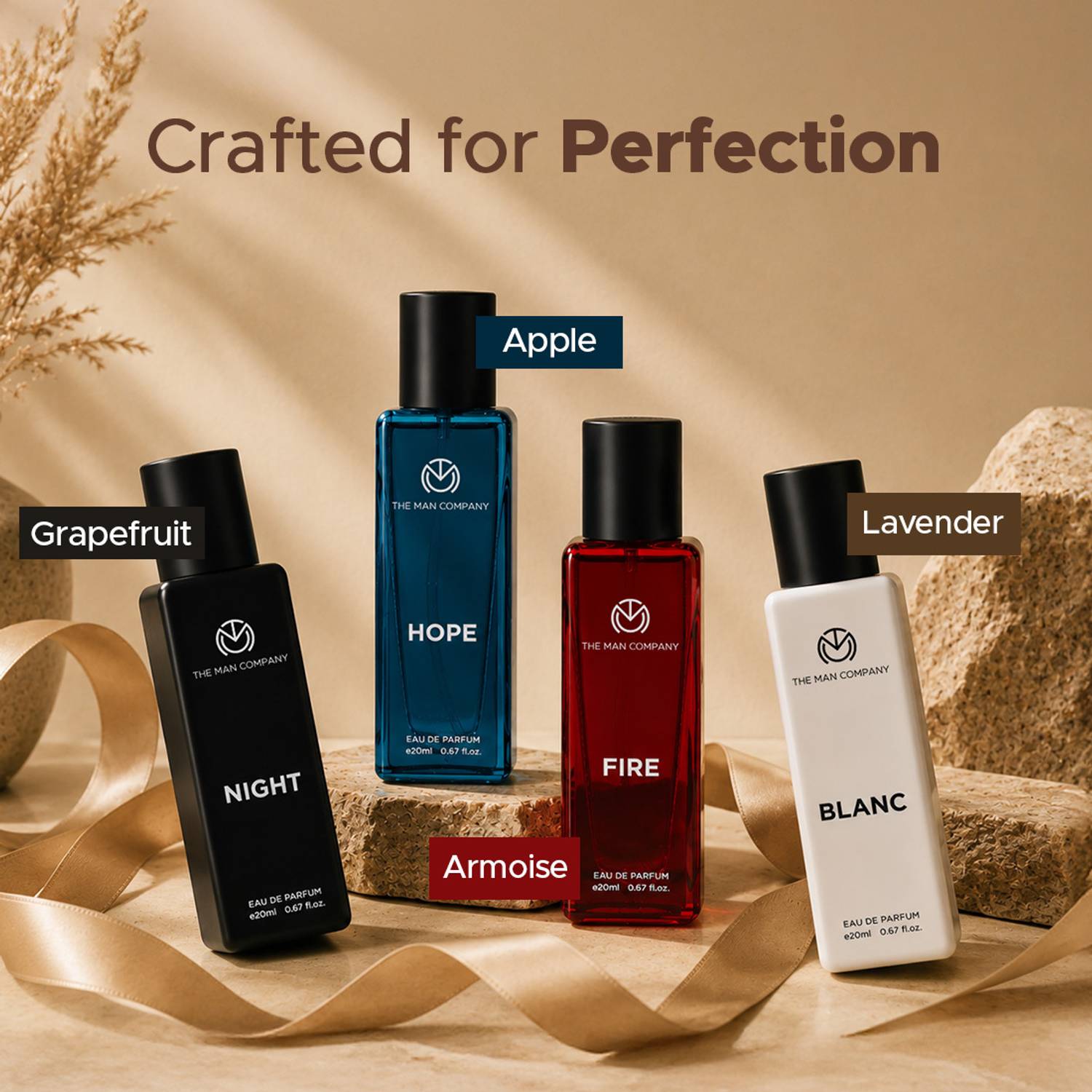 The Man Company Blanc, Night, Fire & Oud 20ml Gift Set - Image 2