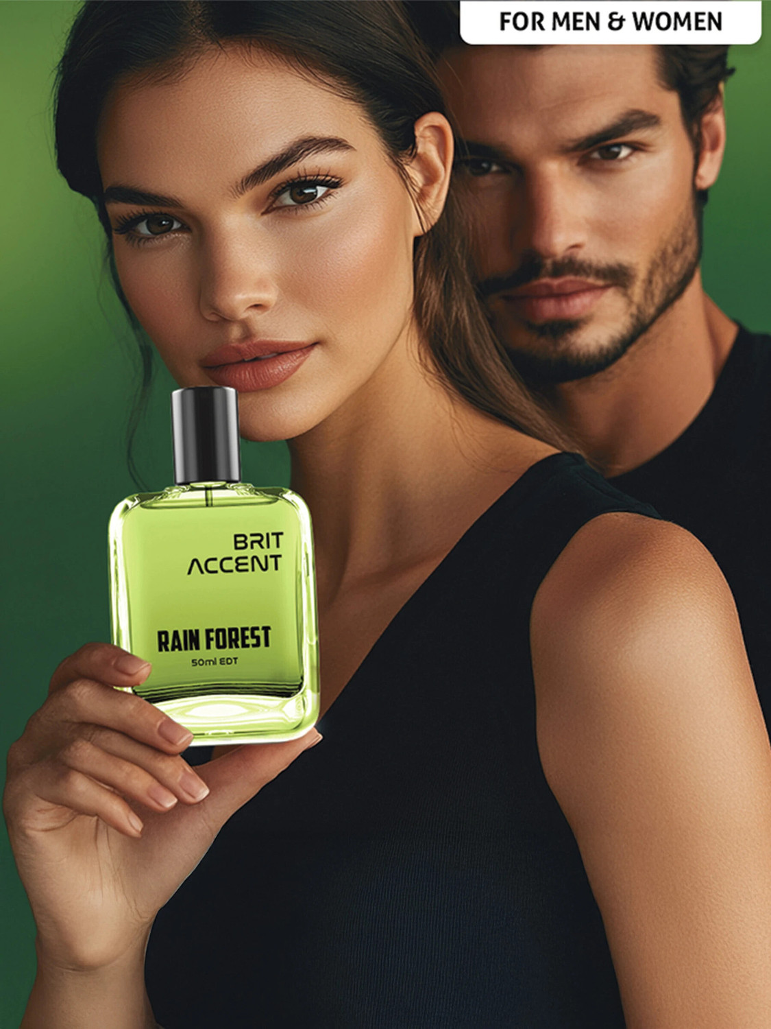 Image of BRIT ACCENT High Street||Rain Forest-Parfum|| Long-Lasting||Premium ingredients|| Eau de Toilette - 50 ml