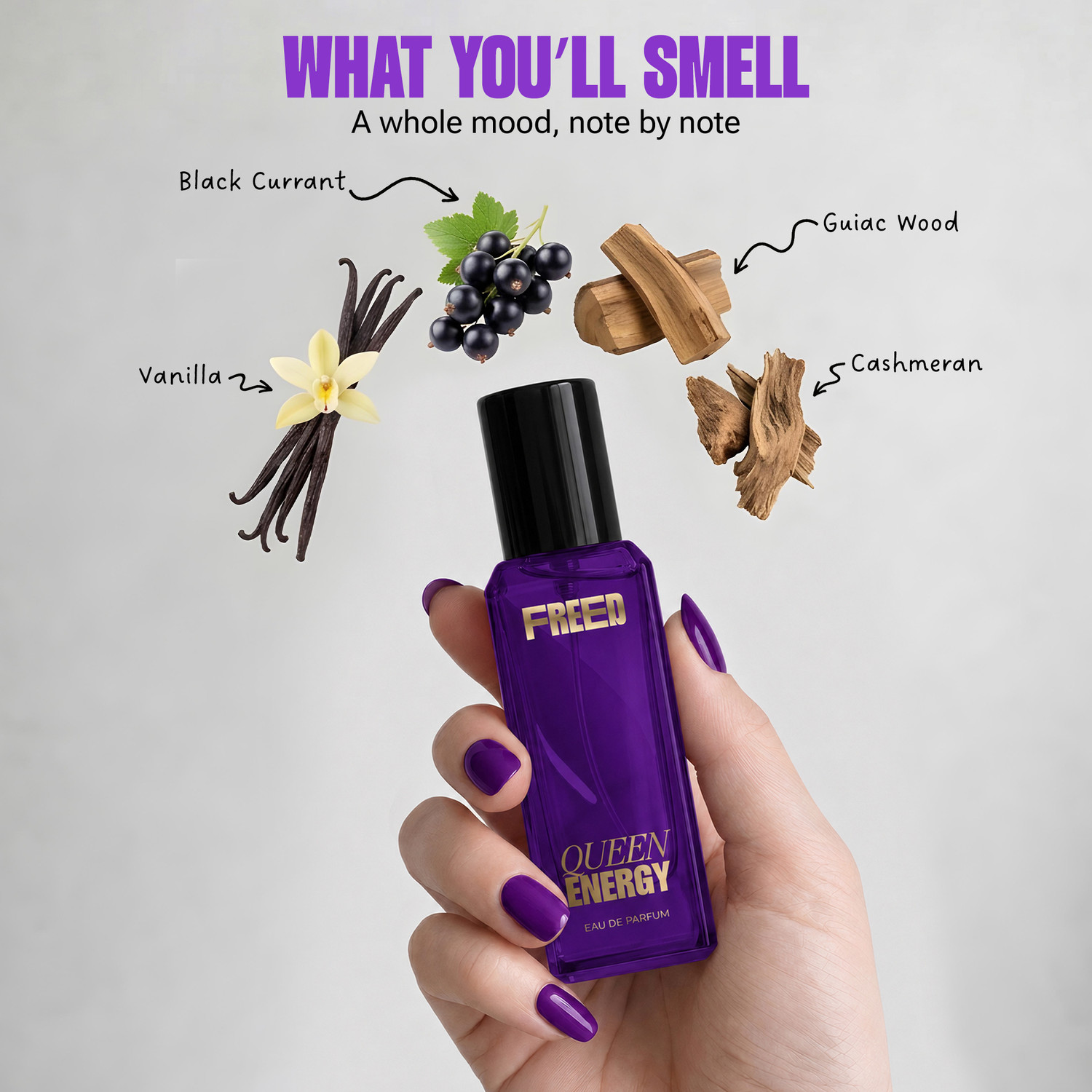 Image of FREED Queen Energy | Intense Strong & Long Lasting Perfume Eau de Parfum - 20 ml