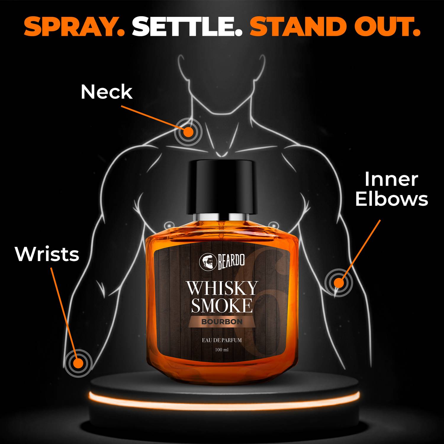 BEARDO Whisky Smoke Bourbon Perfume 100 ml - Image 4