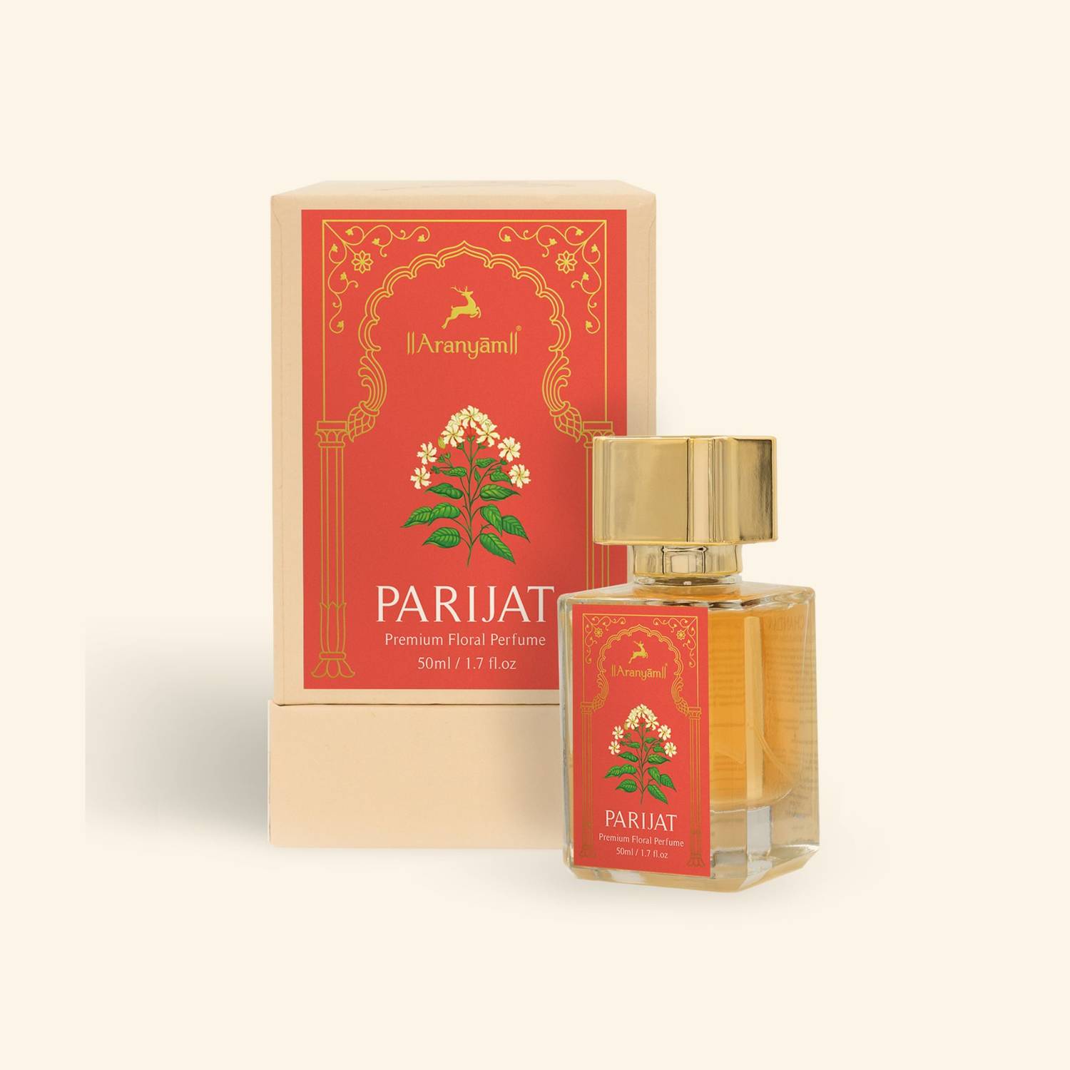 Aranyam Parijat Floral Fragrance Eau De Parfum Long Lasting Spray Perfume Perfume - 50 ml