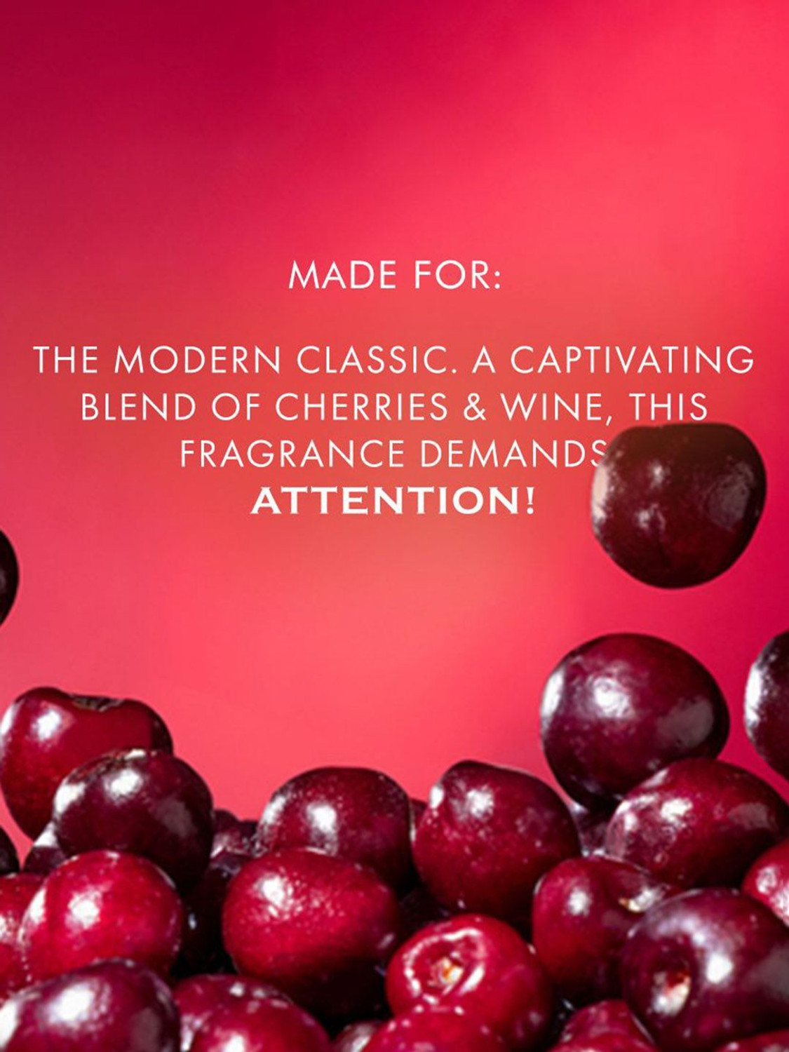 Image of Fien by mCaffeine Cherry Wine Perfume for Women | Citrus-Sweet EDP | 12 Hrs Long Lasting Scent Eau de Parfum - 100 ml