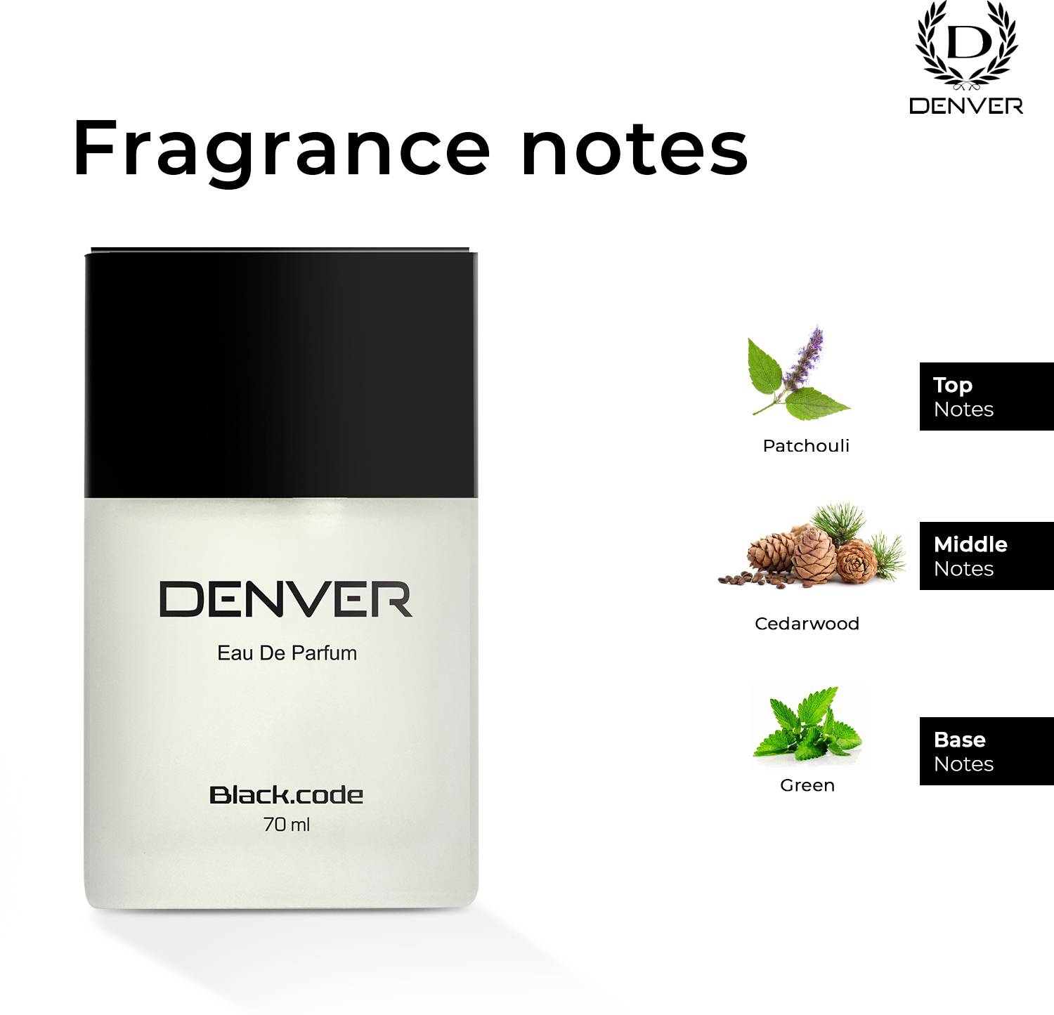 DENVER Black.code Eau de Parfum 70 ml - Image 5