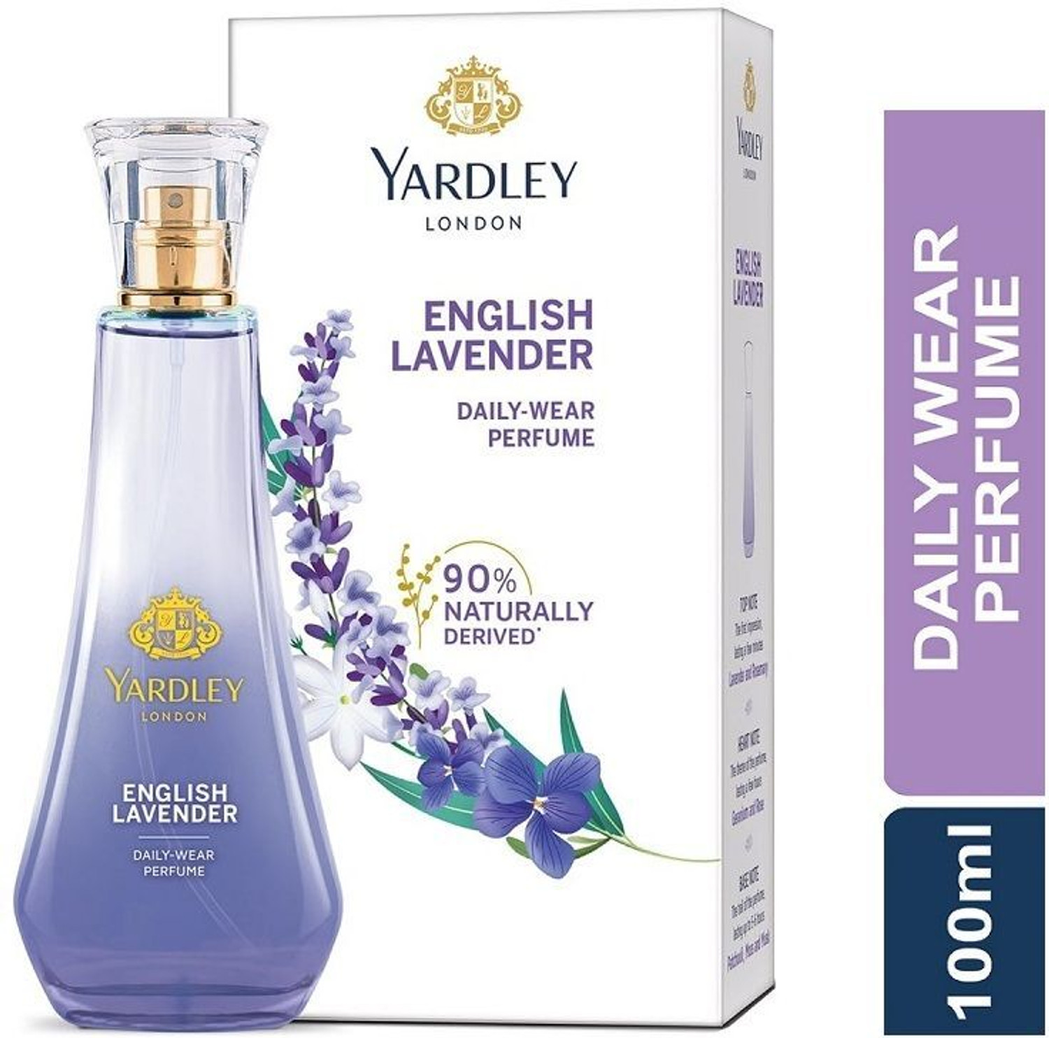 Image of Yardley London ENGLISH LAVENDER DWP Long Lasting Perfume - 100 ml