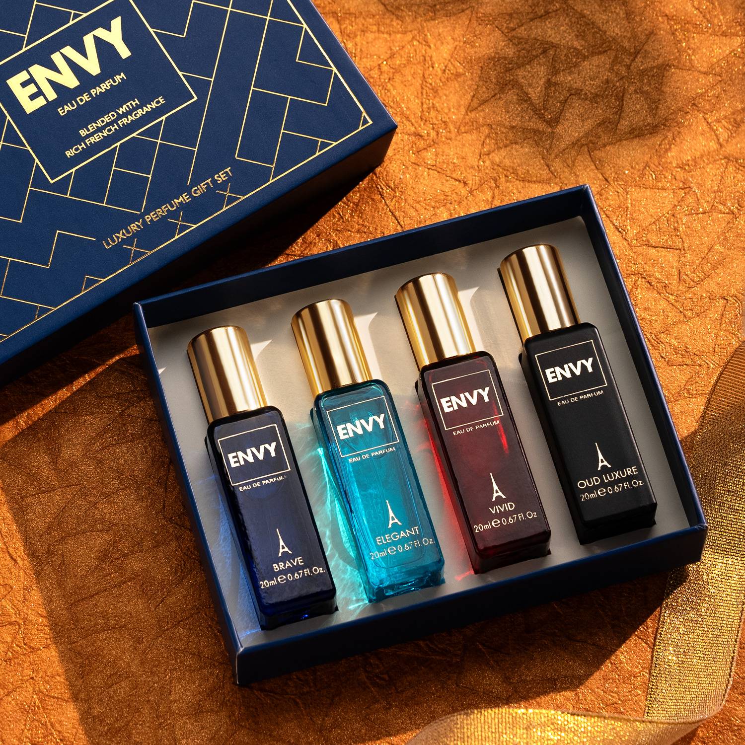 Envy Blue Luxury Perfume Gift Set 80 ml 20 ml - Image 1