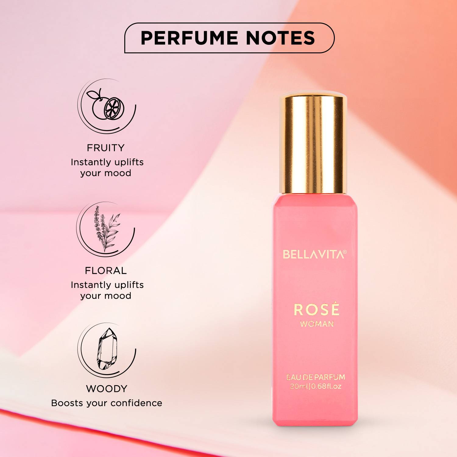 BELLAVITA Rosè Eau De Parfum 20 ml - Image 3
