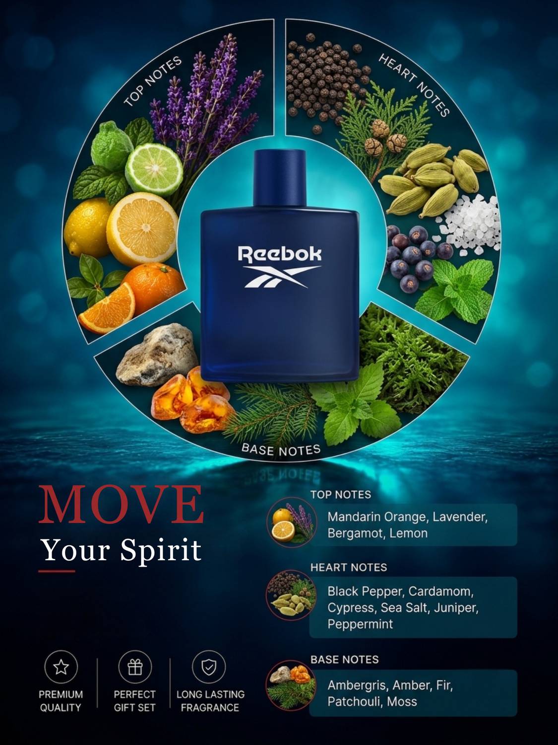 REEBOK Move Your Spirit Eau de Toilette 25ml - Image 2