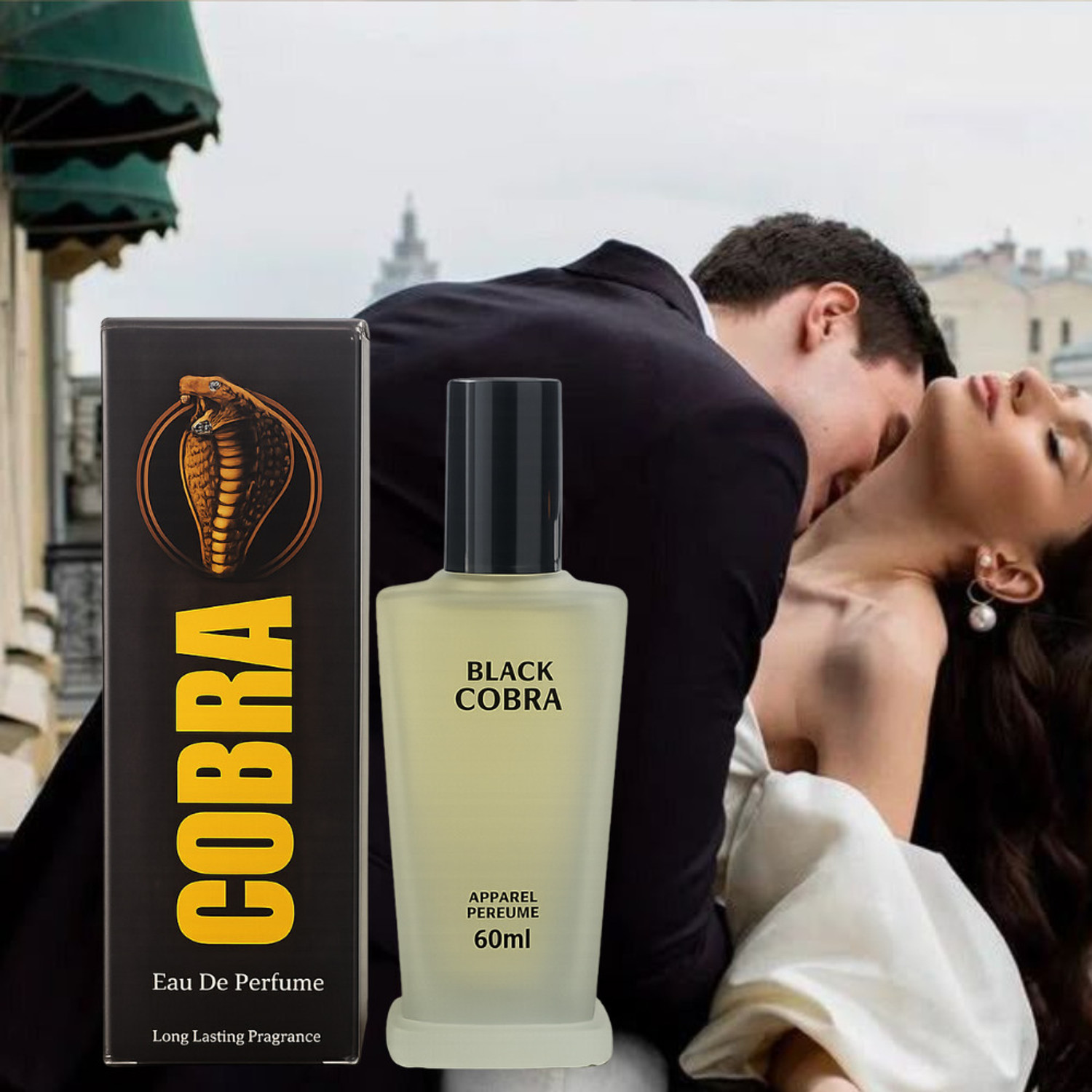 Image of varchasva Black Cobra Premium Apparel Mist 60ml Eau de Parfum - 60 ml