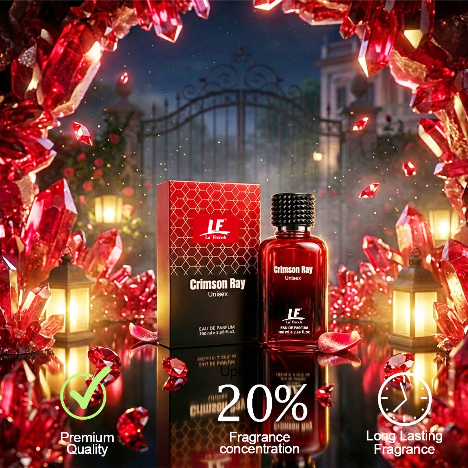 La French Crimson Ray Perfume 100 ml - Image 5