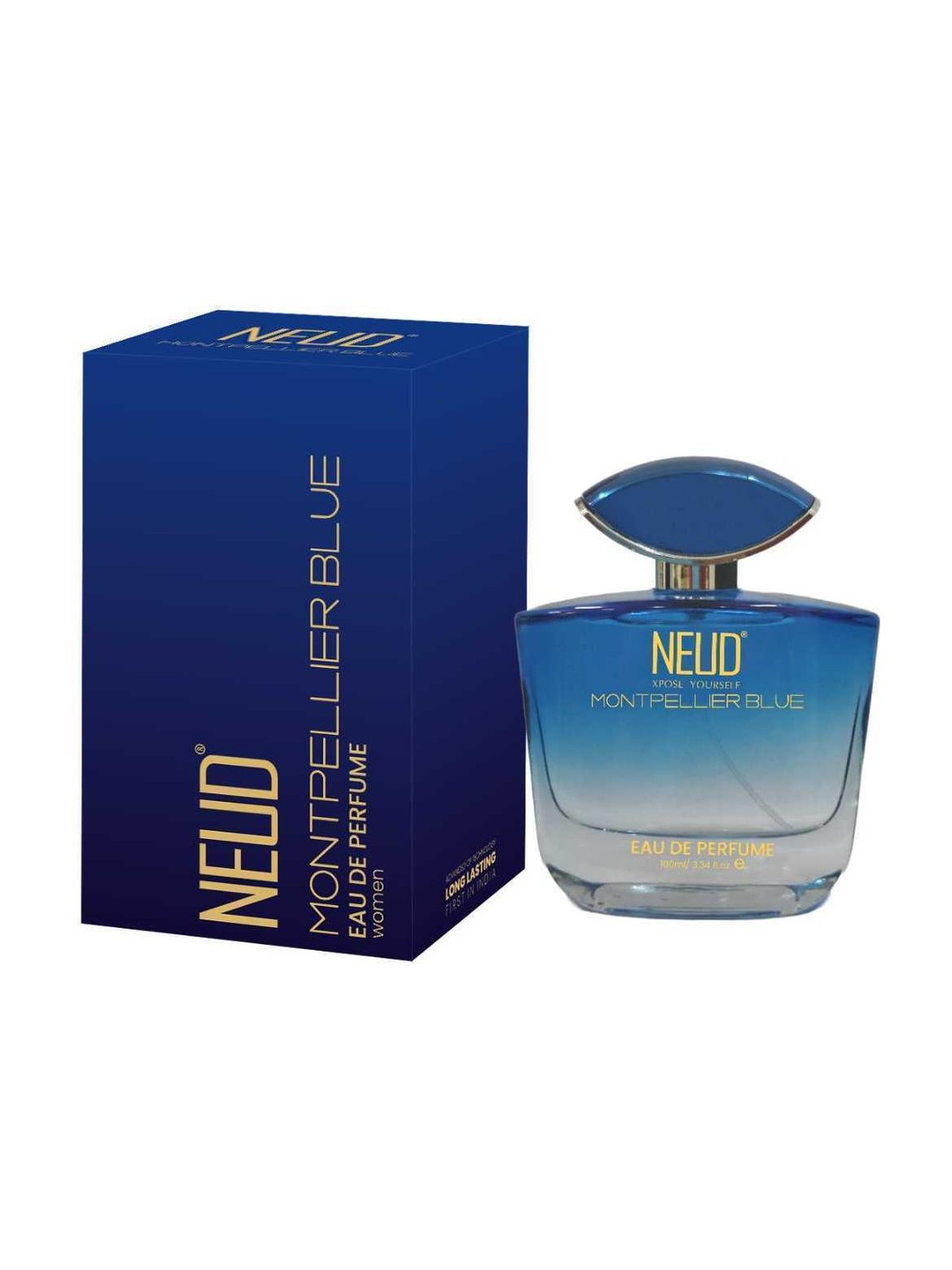 Image of NEUD Montpellier Blue Luxury Perfume for Elegant Women Long Lasting EDP - 1 Pack Eau de Parfum - 100 ml (For Women)