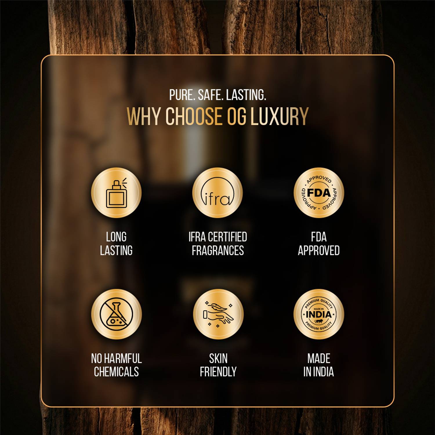 OG LUXURY Woody Intense Perfume 100 ml - Image 5