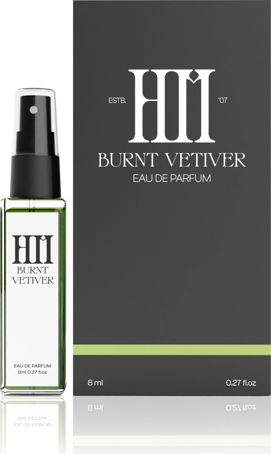 Image of HOM House of Moksha Burnt Vetiver | Bold Earthy Evening & Party Wear Unisex Pocket Perfume - 8 ml