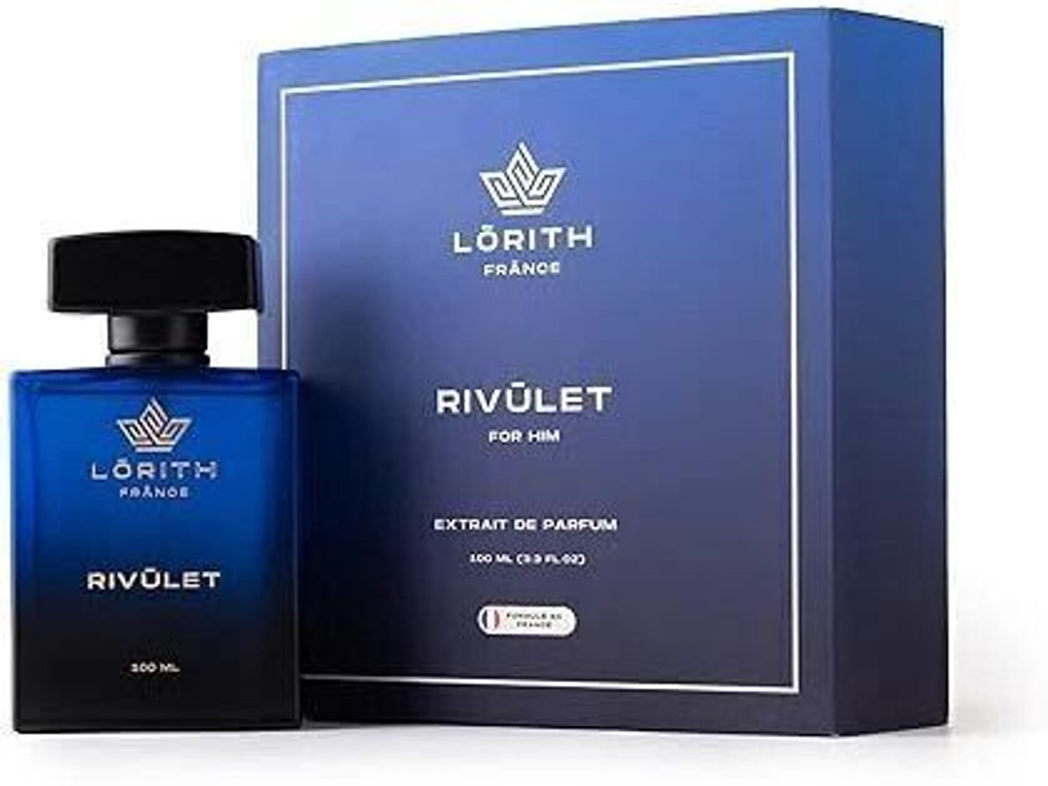 Image of Lorith France Rivulet Eau de Parfum for men - 100ml (Pack of 3) Extrait De Parfum - 300 ml