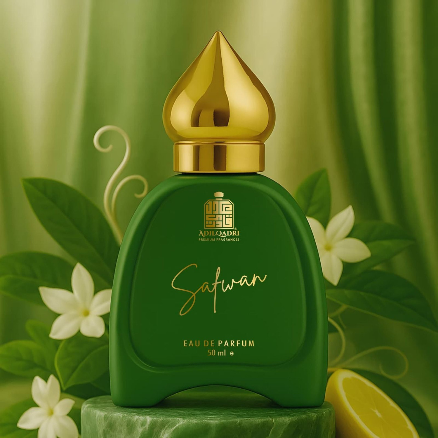 Image of Adilqadri Safwan Perfume, Fresh & Fruity Long Lasting Scent Eau de Parfum - 50 ml