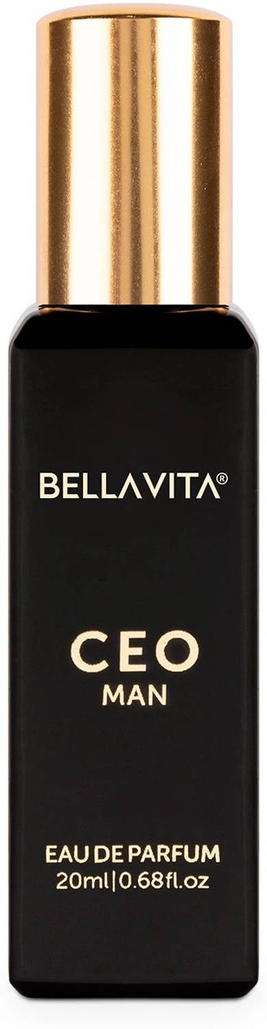 BELLAVITA CEO MAN Eau De Parfum For Men, Long Lasting Notes of Tonka, Agarwood & Ambergris Eau de Parfum - 20 ml