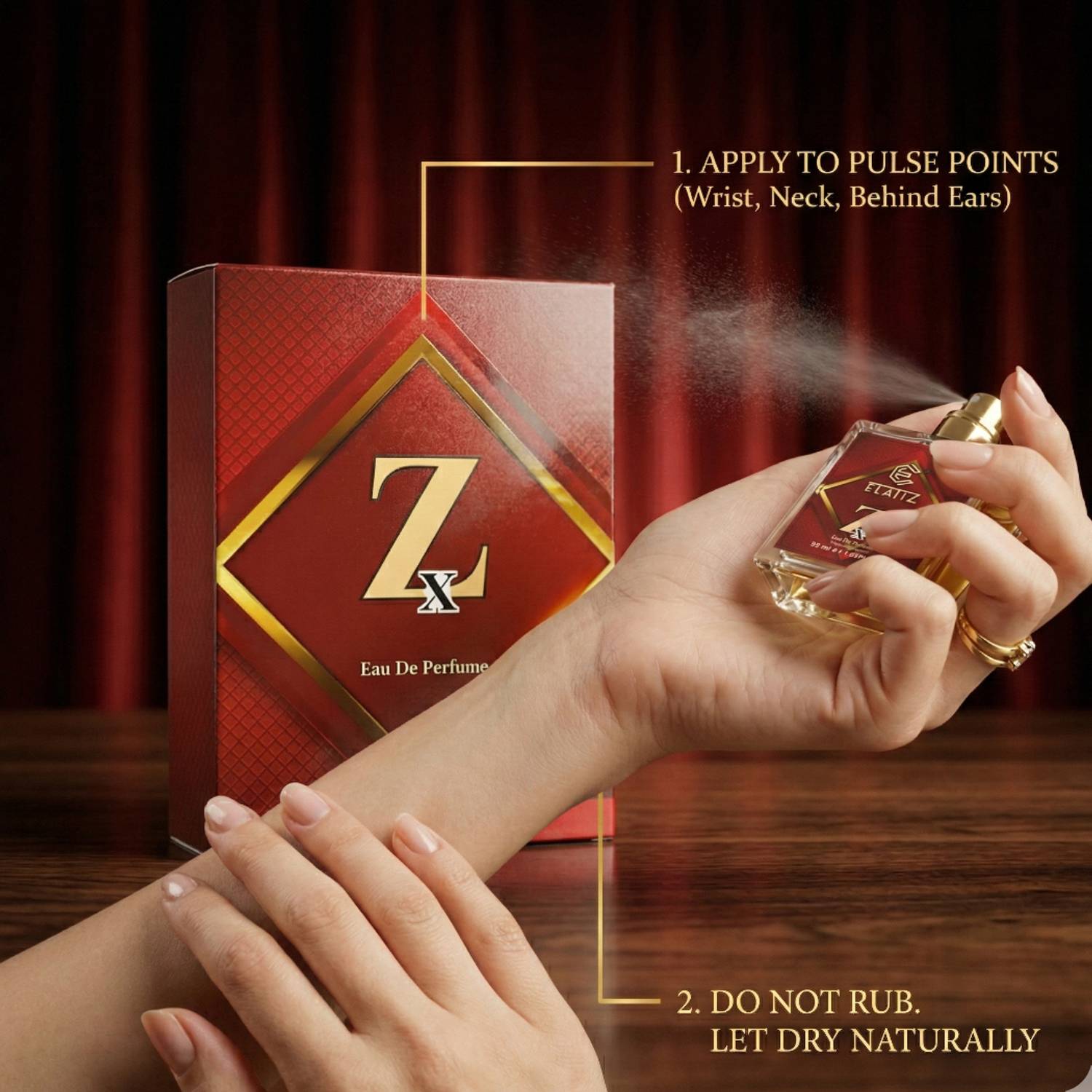Buy Elatiz Zx Red Gold Series Perfume 55ml Eau de Parfum - 55 ml