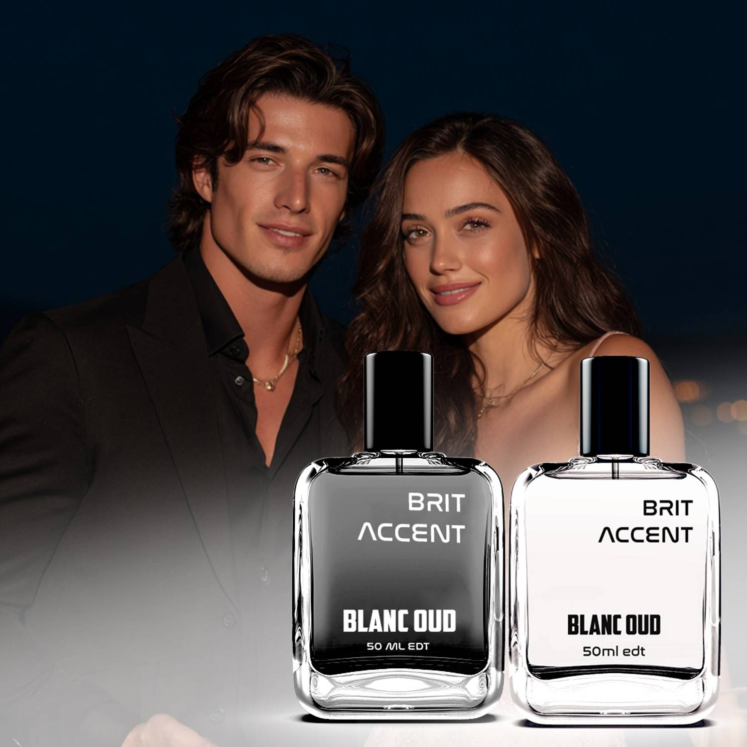 BRIT ACCENT Combo Pack Perfume Blanc Oud & Noir Oud 100 ml - Image 4
