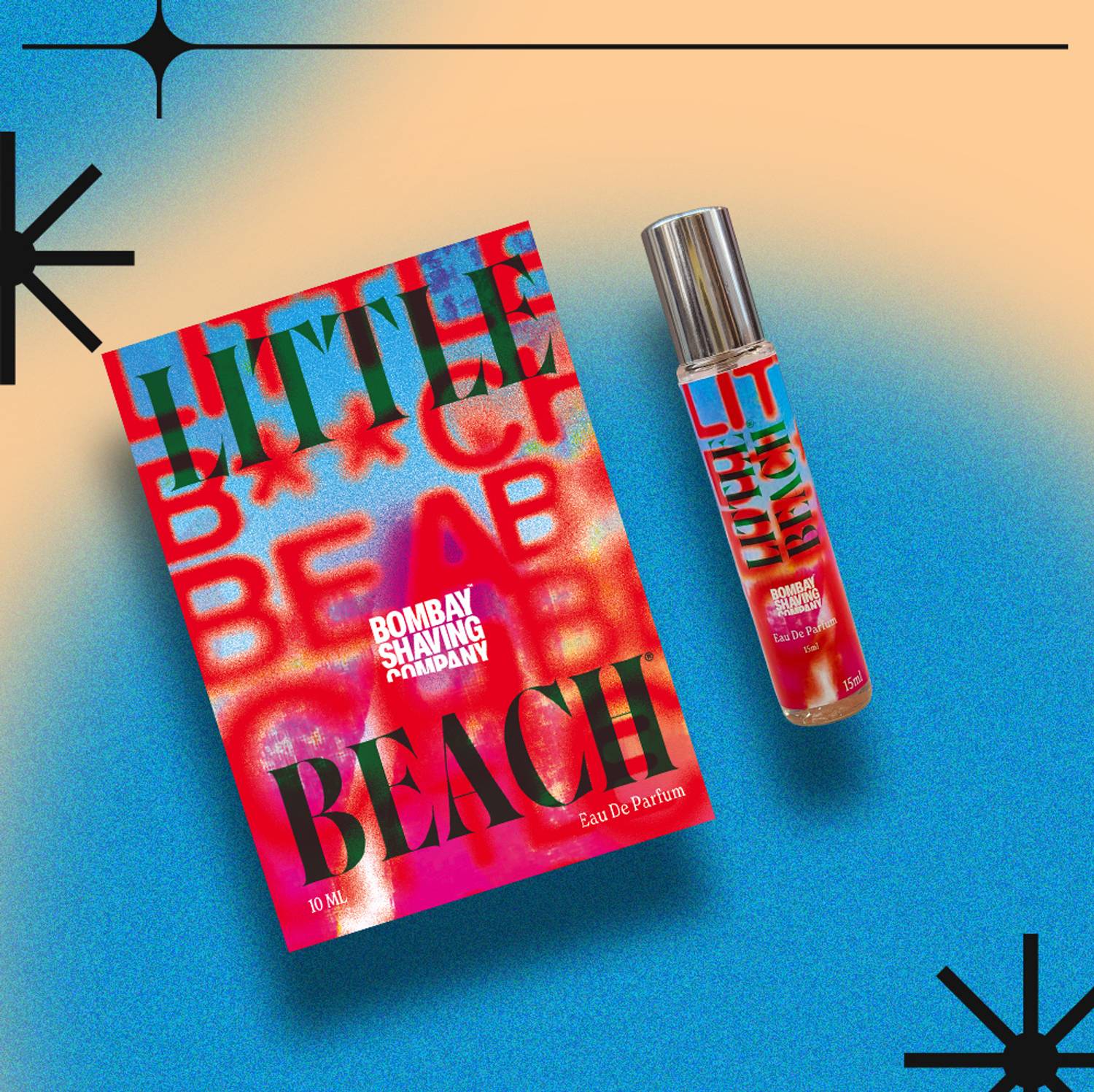 BOMBAY SHAVING COMPANY Little Beach Unisex Eau De Parfum | Fresh Citrus & Marine Eau de Parfum  -  15 ml