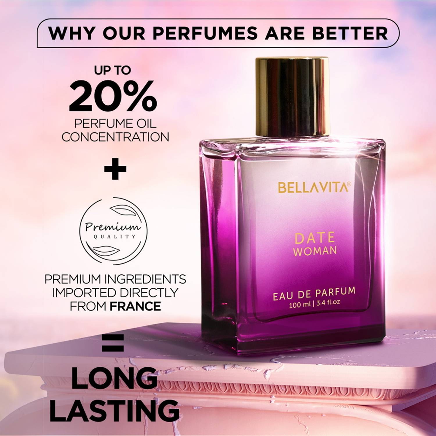 BELLAVITA Date Perfum 100ml - Image 3