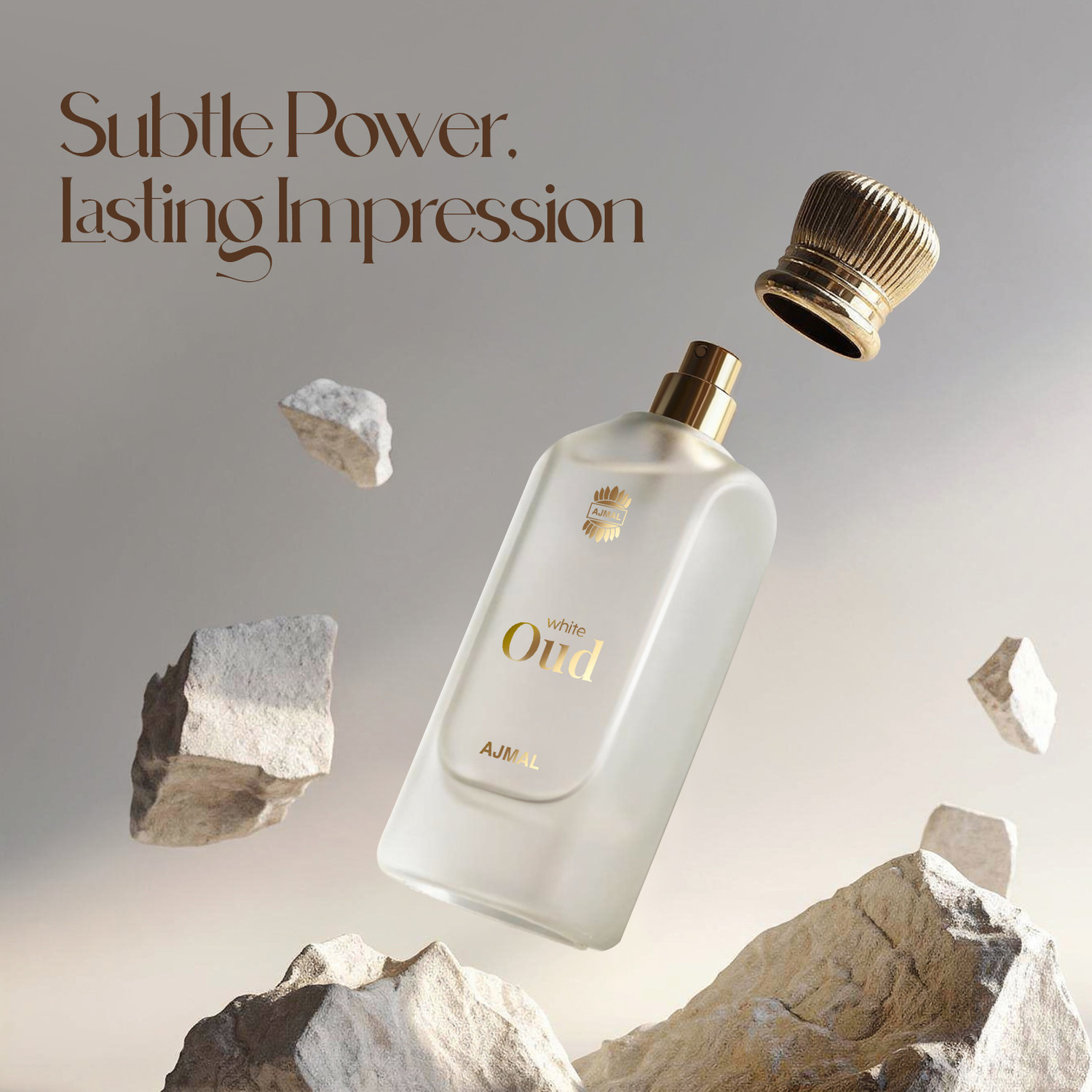 Image of Ajmal White Oud Luxury Floral Musky Woody Perfume Eau de Parfum - 100 ml
