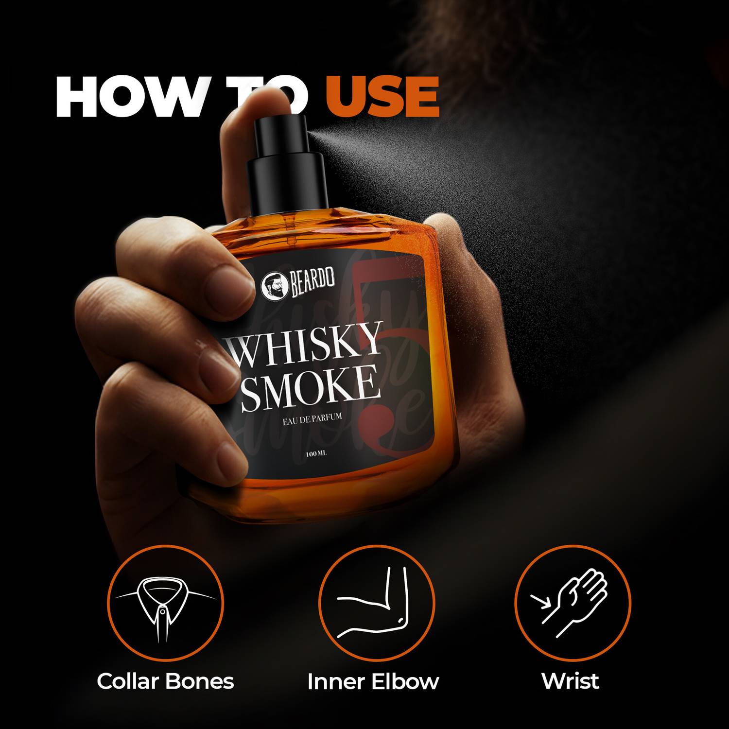 BEARDO Whisky Smoke EDP Perfume 100 ml - Image 4