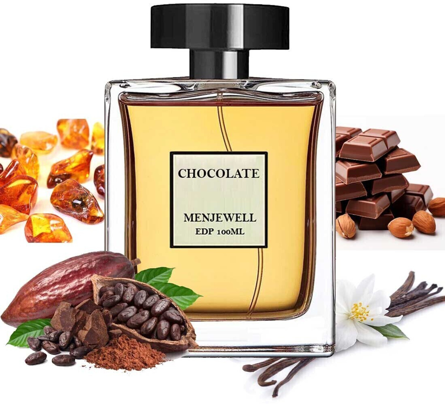 Image of Menjewell CHOCOLATE Perfume For Men|Long Lasting Fragrance For Men|Daily Wear Fragrance Eau de Parfum - 100 ml