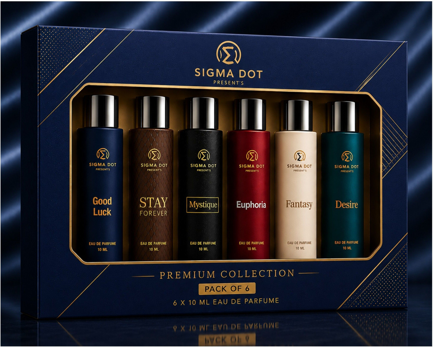 Image of DUCHMAN Premium Perfume Variety Pack of 6 x 10ml Fresh Aroma Set Eau de Parfum - 60 ml