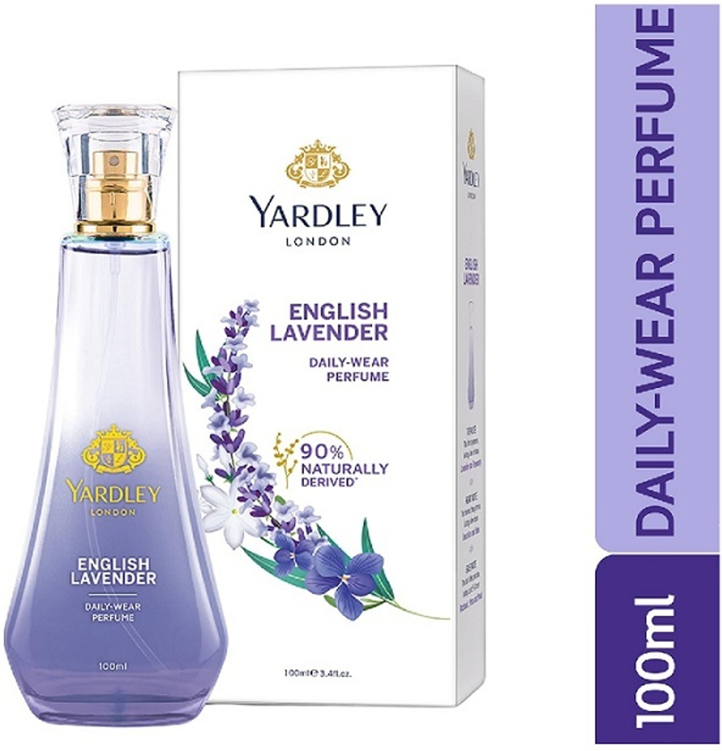 Image of Yardley London ENGLISH LAVENDER Long Lasting Perfume - 100 ml