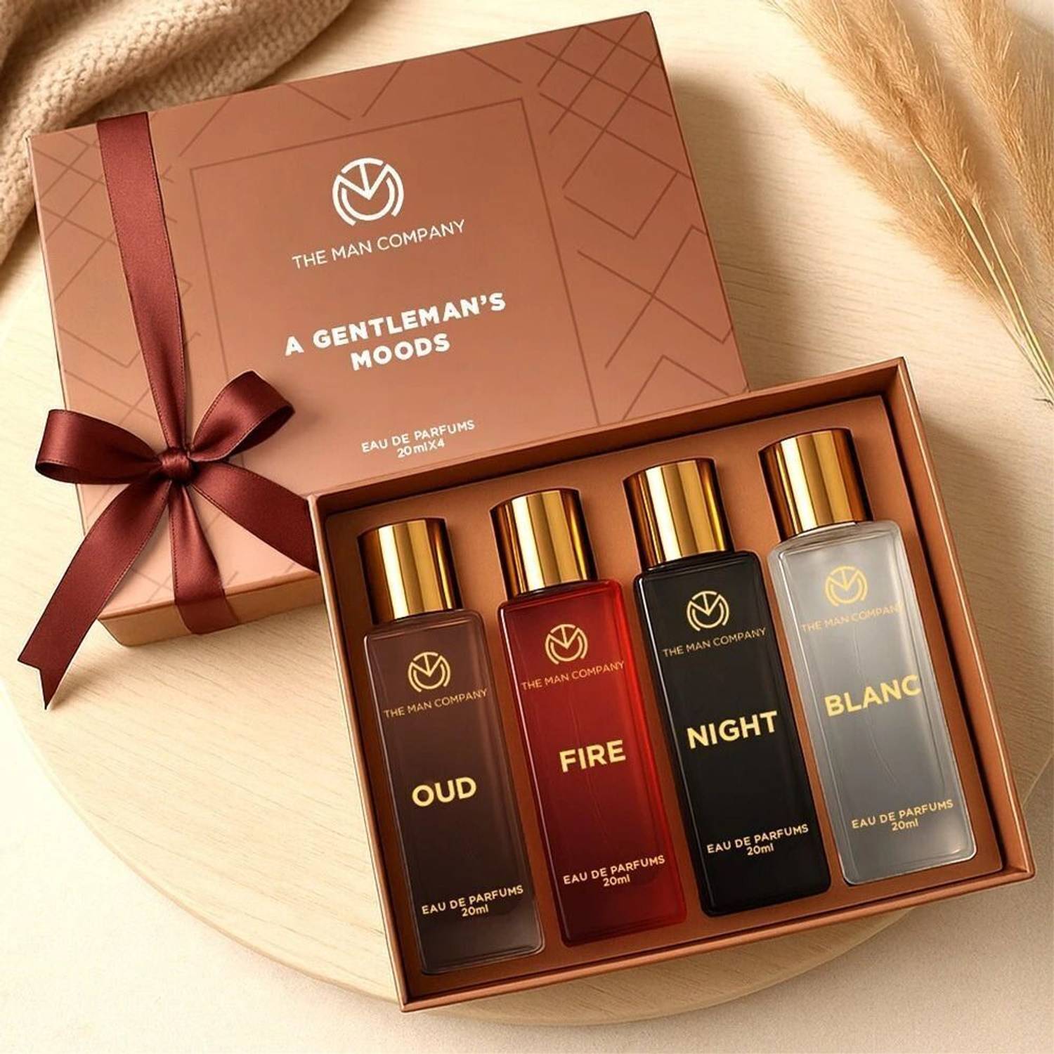 THE MAN COMPANY Blanc, Night, Fire & Oud 20ml Gift Set - Image 1