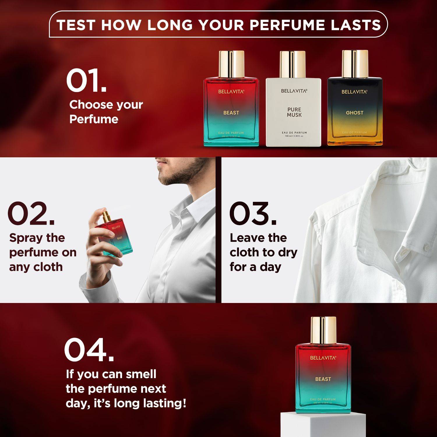 BELLAVITA BEAST Perfume 100 ml - Image 3