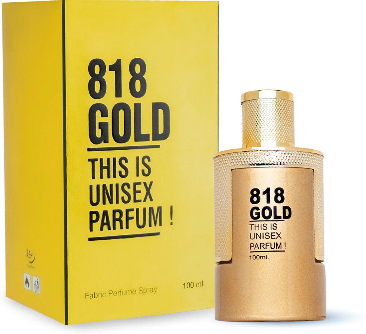 Image of HP 818 Gold Luxurious FloralAmber scent Longlasting forSpecial Occasions Perfume - 100 ml