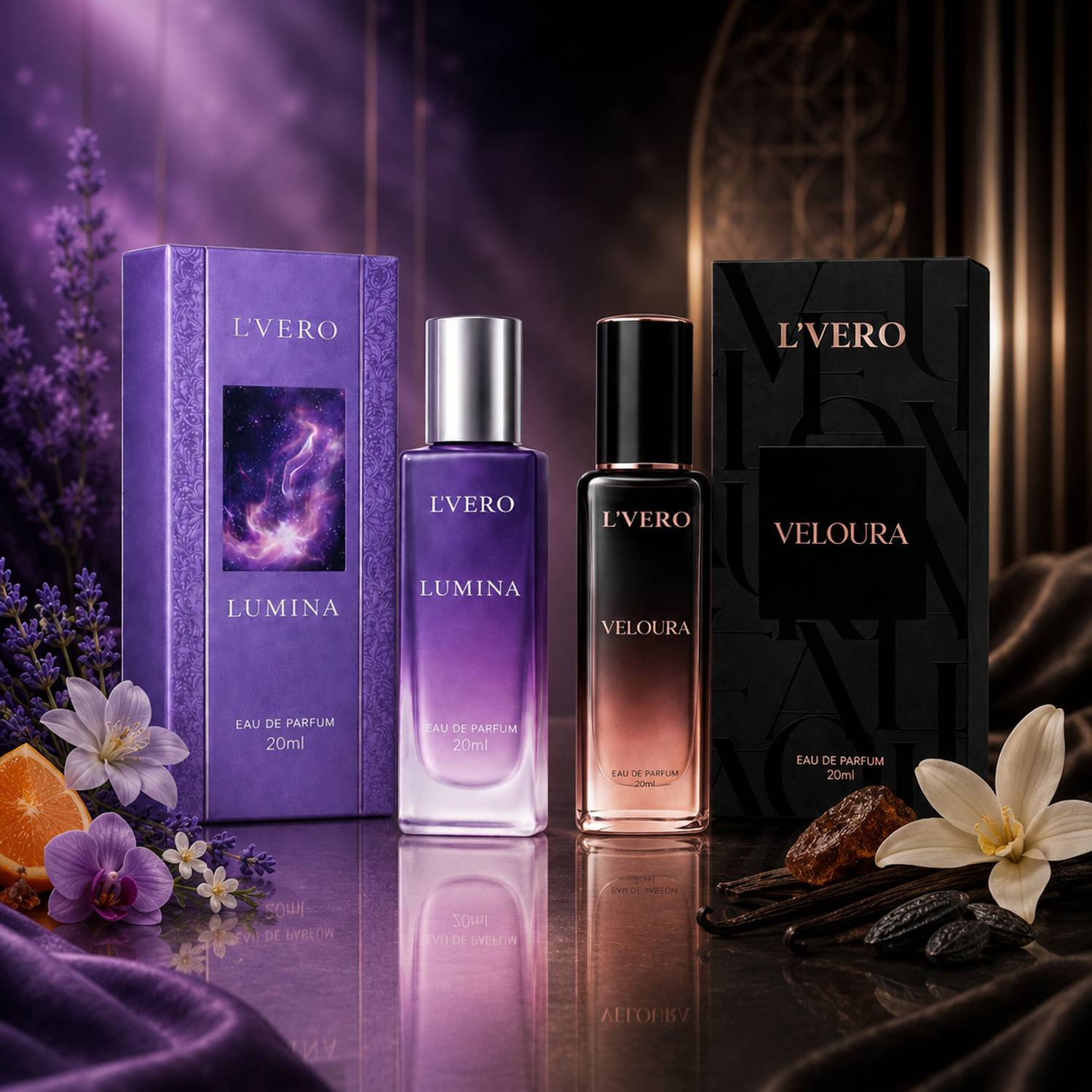 L'vero Veloura & Lumina 40 ml Perfume - Image 2