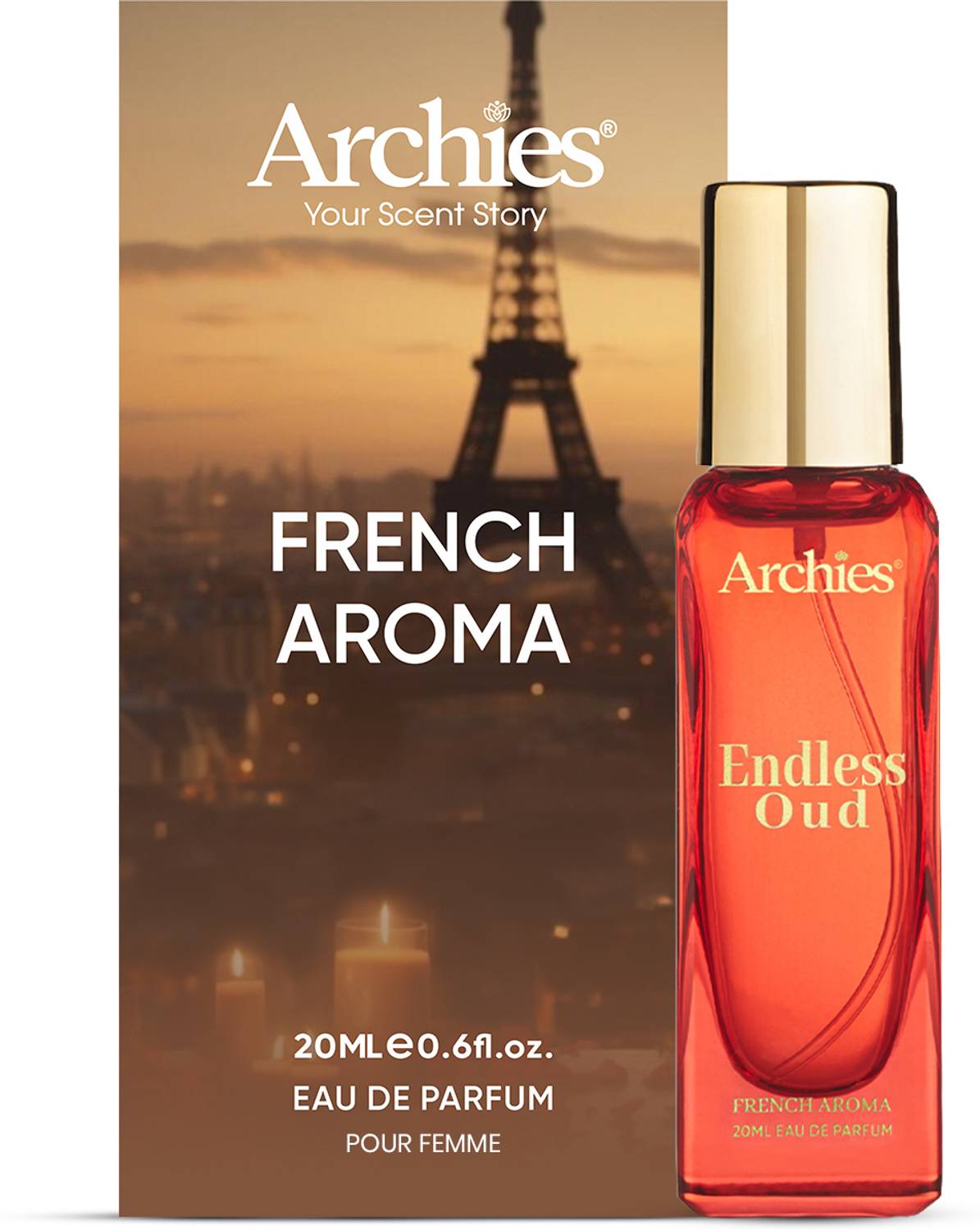 ARCHIES Endless Oud PerfumeLong Lasting Eau de Parfum - 20 ml