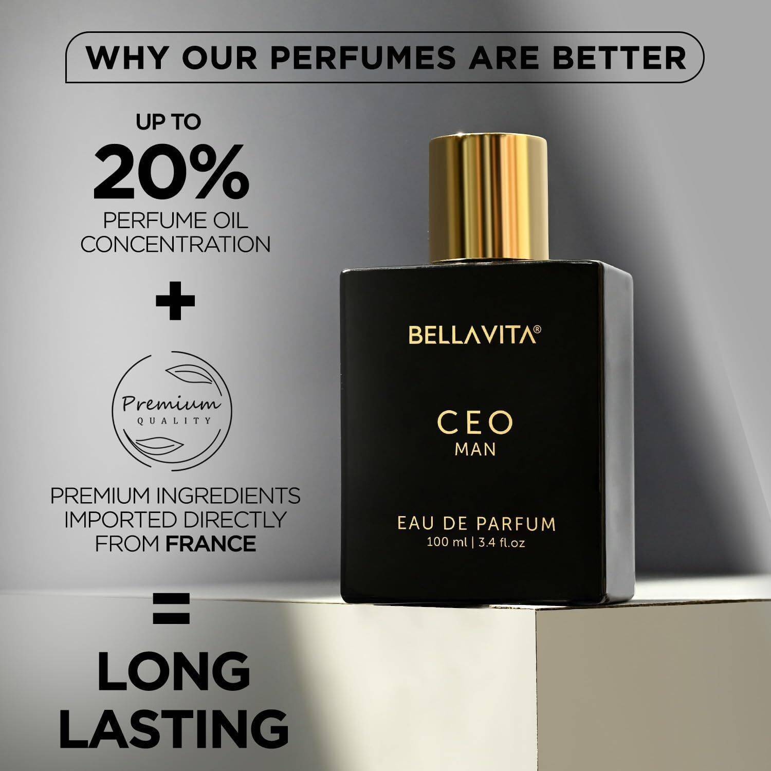 BELLAVITA CEO Man EDP 100 ml + Bright Wonder Bath Soap 100 g Combo - Image 5