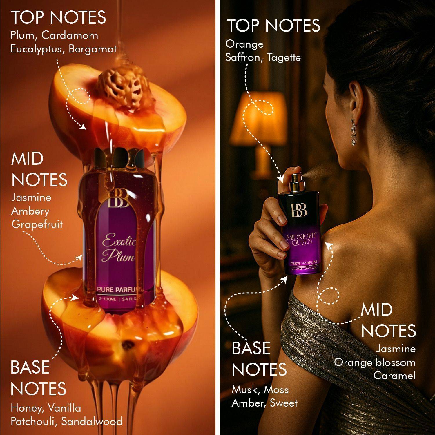 BERGAMOT Midnight Queen & Exotic Plum Pack of 2 · 15 ml (30 ml total) - Image 4