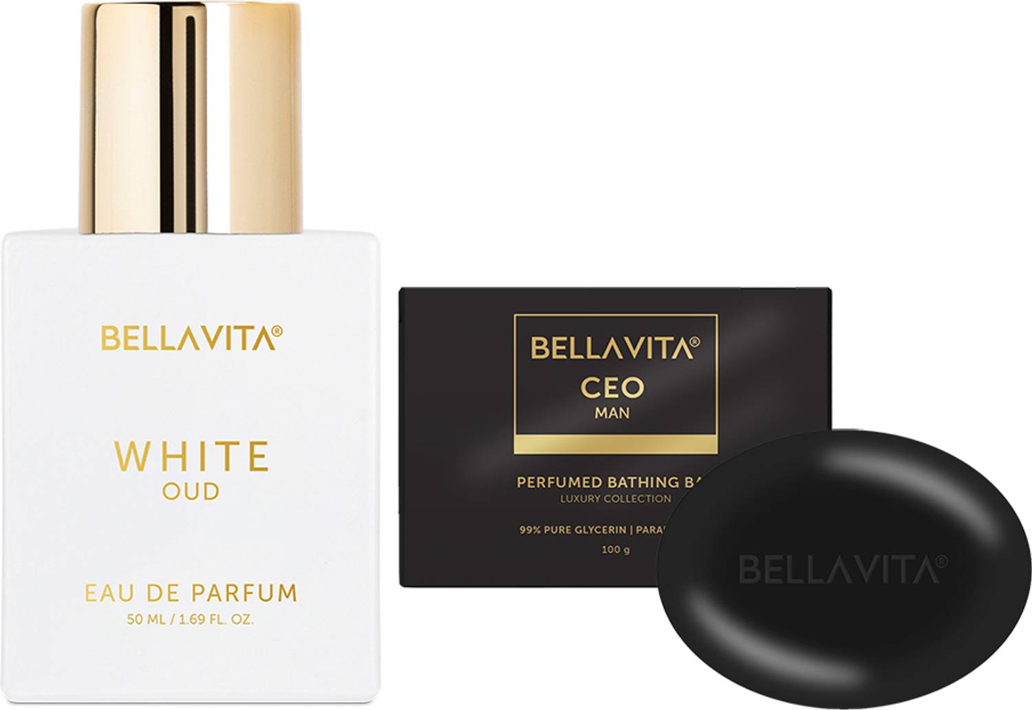 BELLAVITA CEO Man Bath Soap + White Oud Eau De Parfum 50 ml - Image 1