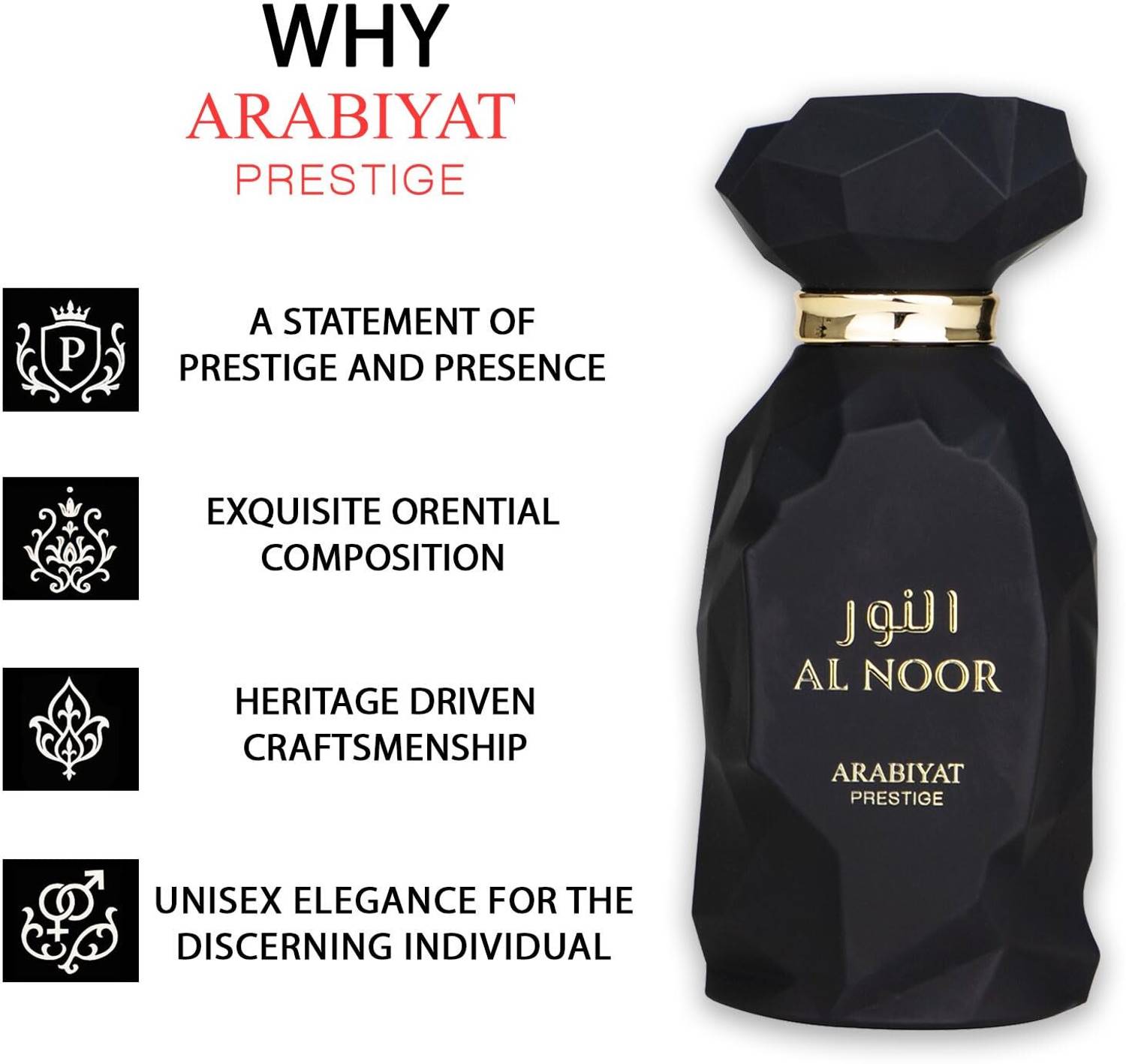 Arabiyat Prestige Al Noor Eau de Parfum - 100 ml - Image 5